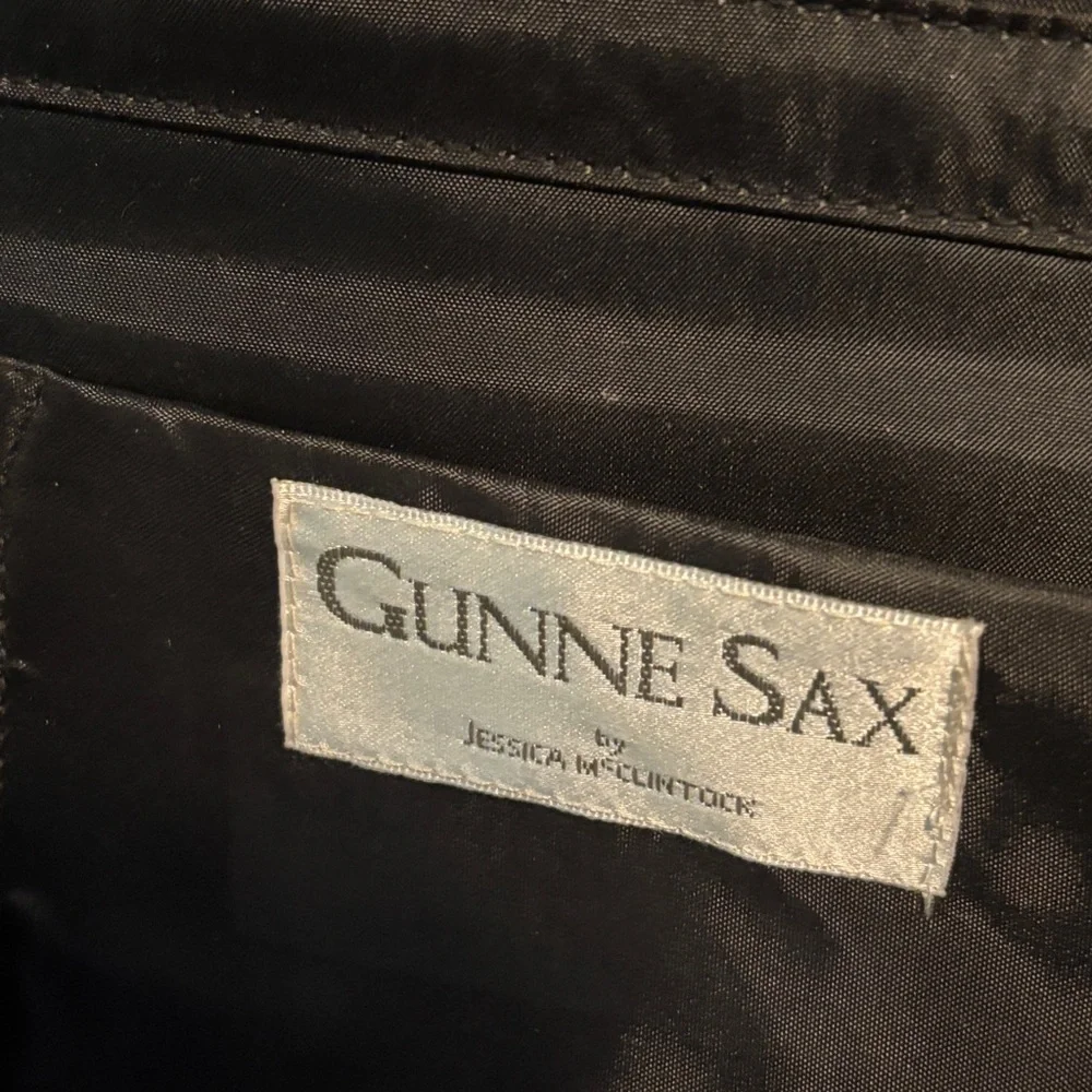 Gunne Sax Black Evening Clutch